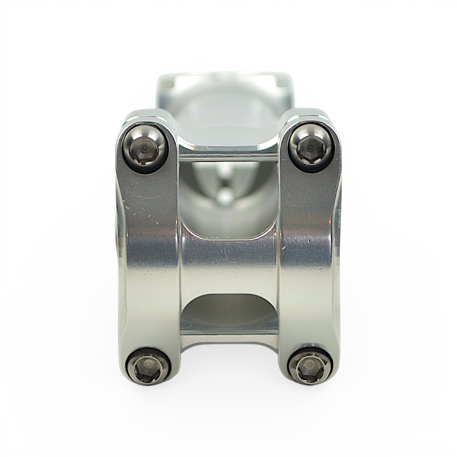 31.8x120mm OMNI Racer WORLDS LIGHTEST RACE-Lite Handlebar Stem & Ti Bolts SILVER