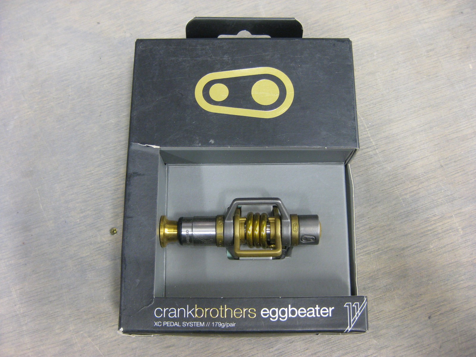 Crankbrothers Egg Beater 11 Pedals Ti /Gold, XC Pedal System