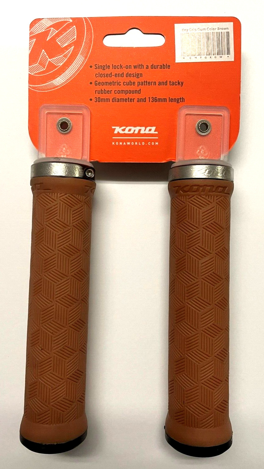 Kona Key Grip Gumwall Brown Pair NEW