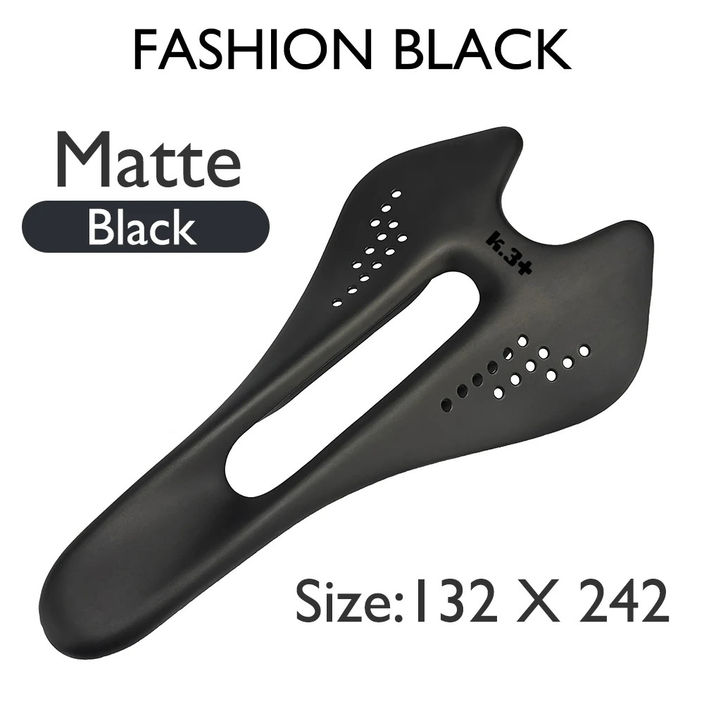 Full Carbon Fiber Bicycle Saddle 132×242/122x242mm for Road/mountain Bike