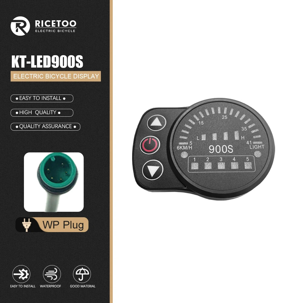 Electric Bicycle Display KT LCD3 LCD4 LCD5 LCD8H LCD9R 24V 36V 48V 72V Display