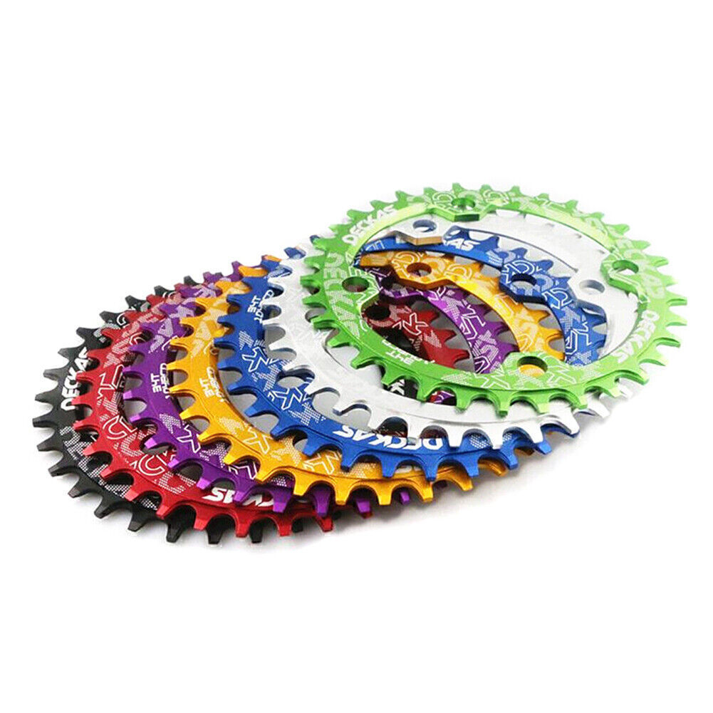 Narrow Wide Round Oval DECKAS Chainring Chain Ring BCD 104mm 32/34/36/38T Bike