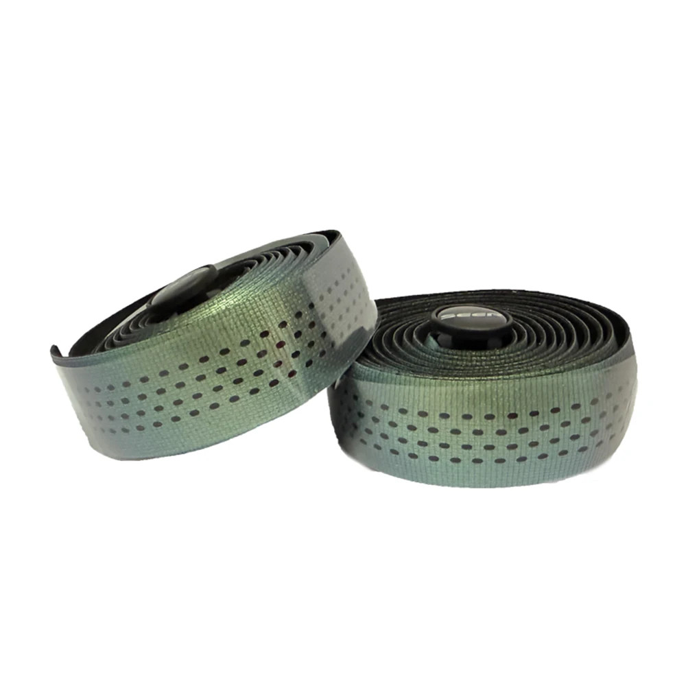 Road Bike Handlebar Tape Silicone ShockAbsorbing Tape EVA+PU Anti-Slip Bike Grip