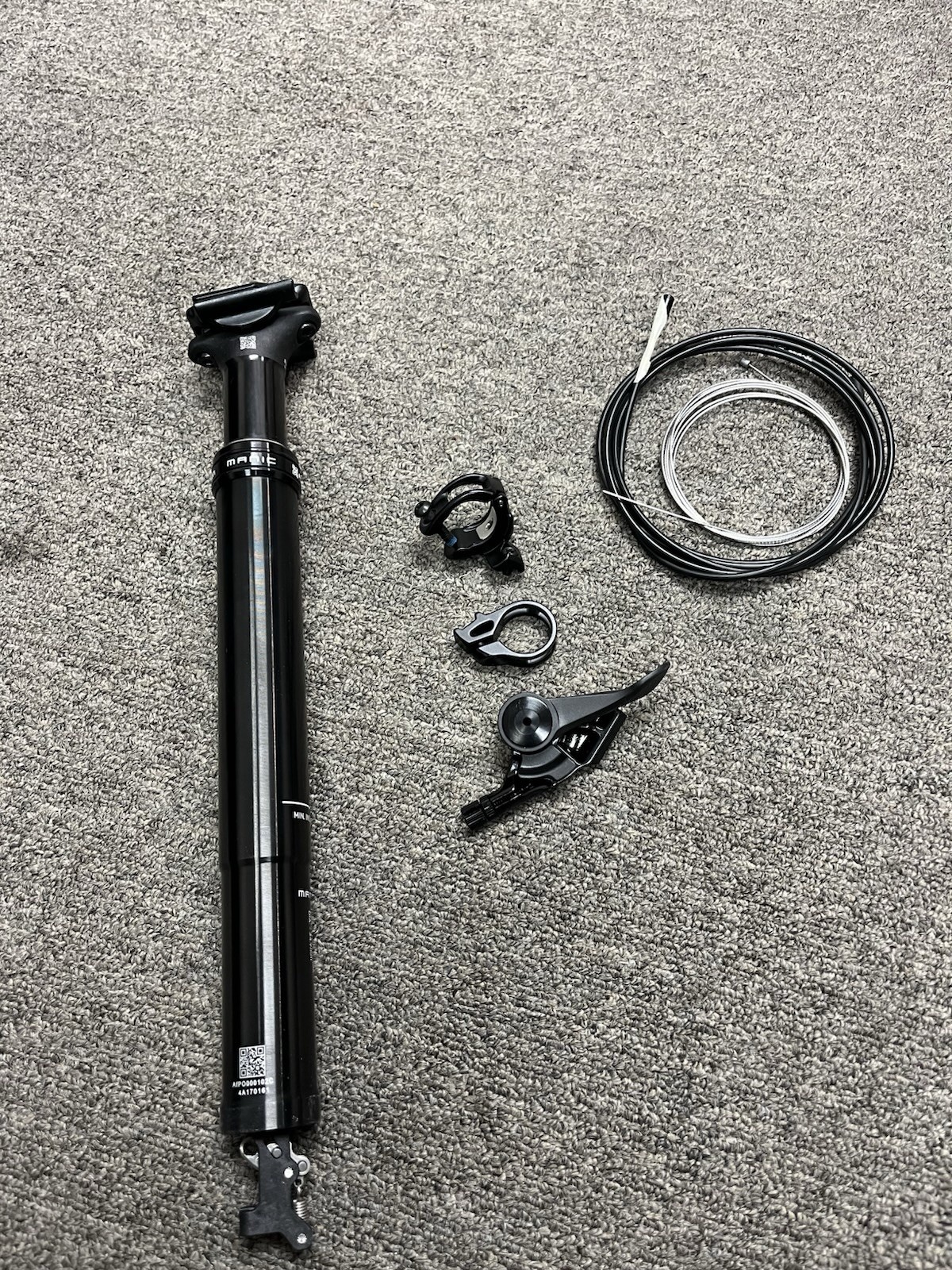 X-Fusion Manic Dropper Post 170mm 34.9 Black With Remote