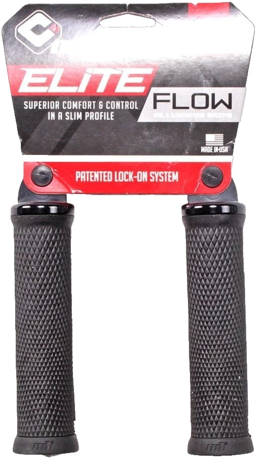 ODI ELITE FLOW v2.1 Lock-On Grips (Black) – New Old Stock