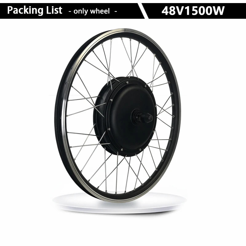 48V 1500W E-bike Conversion Kit Brushless Hub Motor Wheel Front Fork 100mm