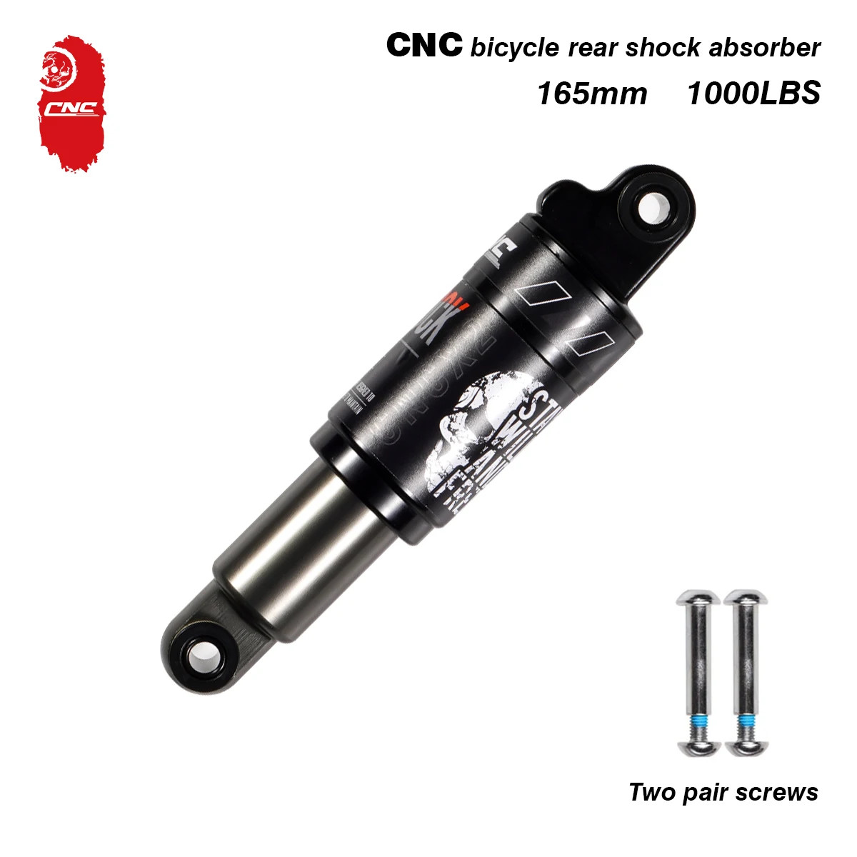 120/125/150/165/190/200mm Mountain Cycling Hydraulic Frame Air Shock Absorbers