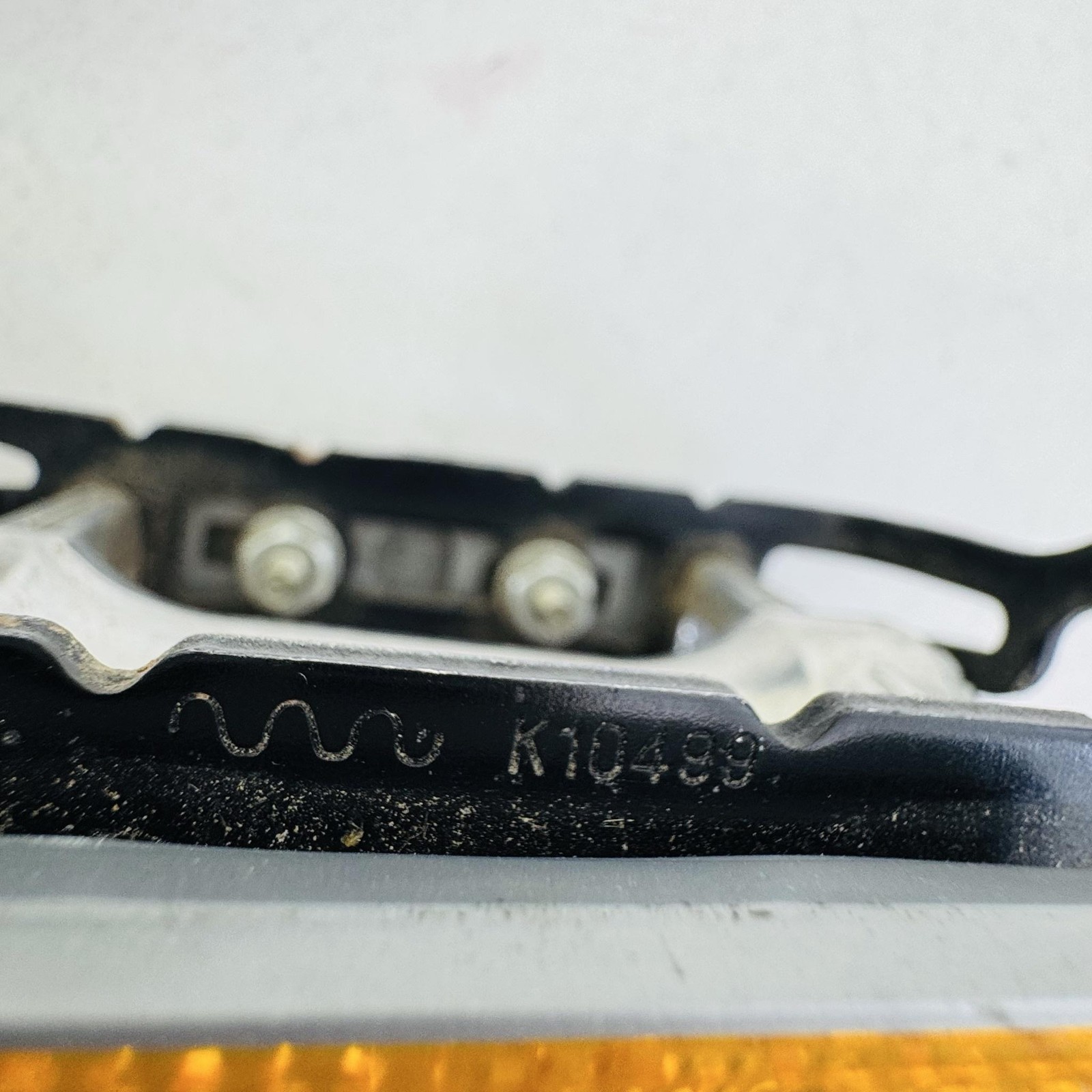 Vintage SR SP-100 Platform Bike Pedals Pair 9/16 In Silver Reflectors Road A05