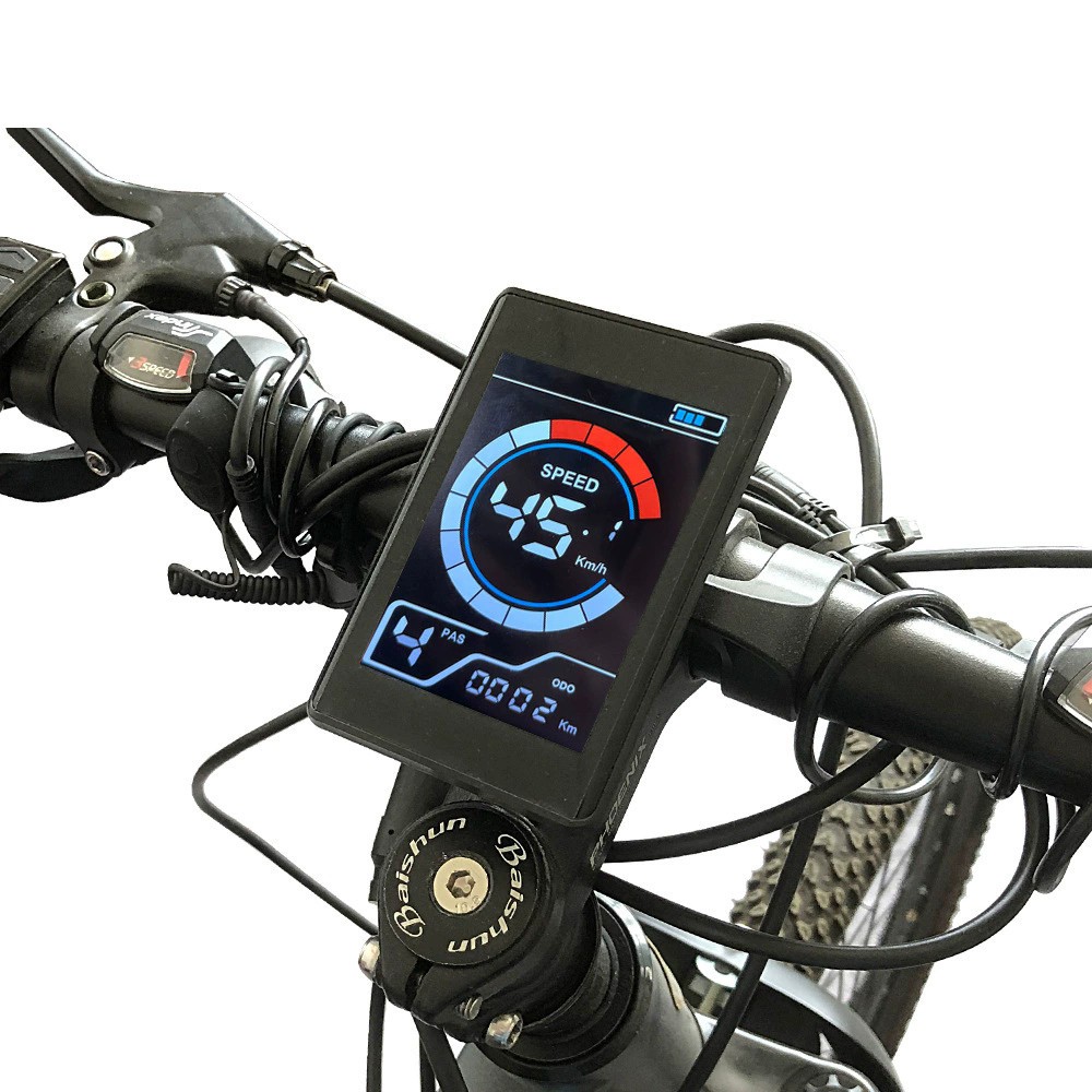 Ebike 24V/36V/48V X1 Colour Screen Display Power Speed Meter Control Panel w/NFC