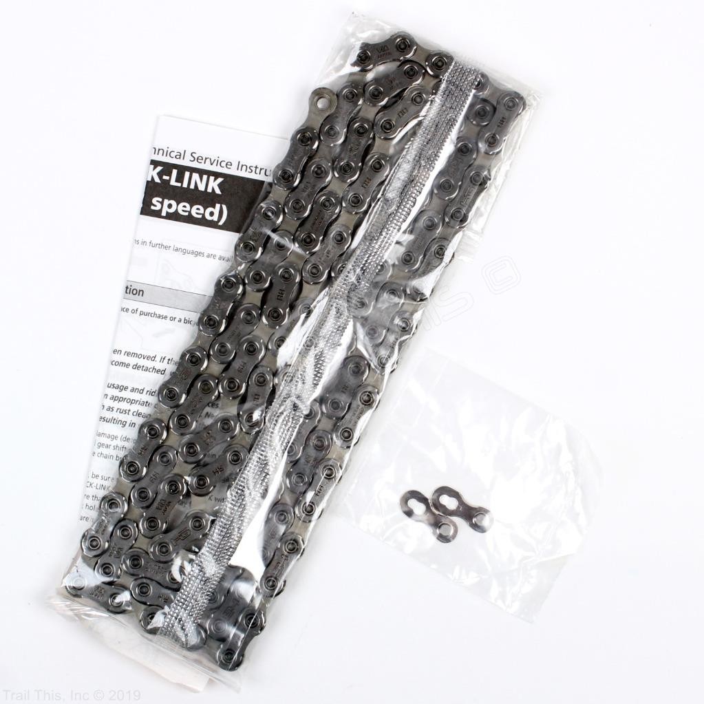 Shimano SLX CN-M7100 12-Speed MTB Bicycle Chain 126L with Quick-Link – Silver