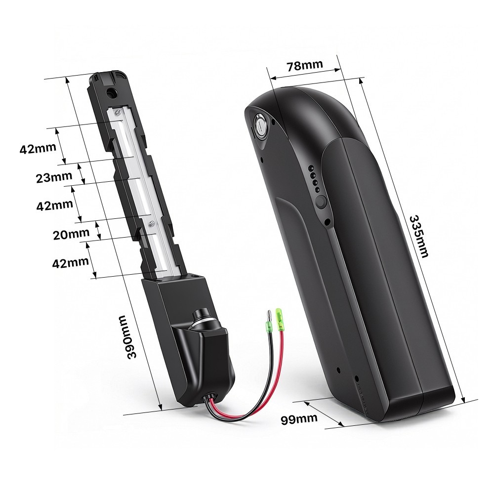 Electric Bike Battery 36V 10.4Ah Fit for Heybike Race Battery Replacement