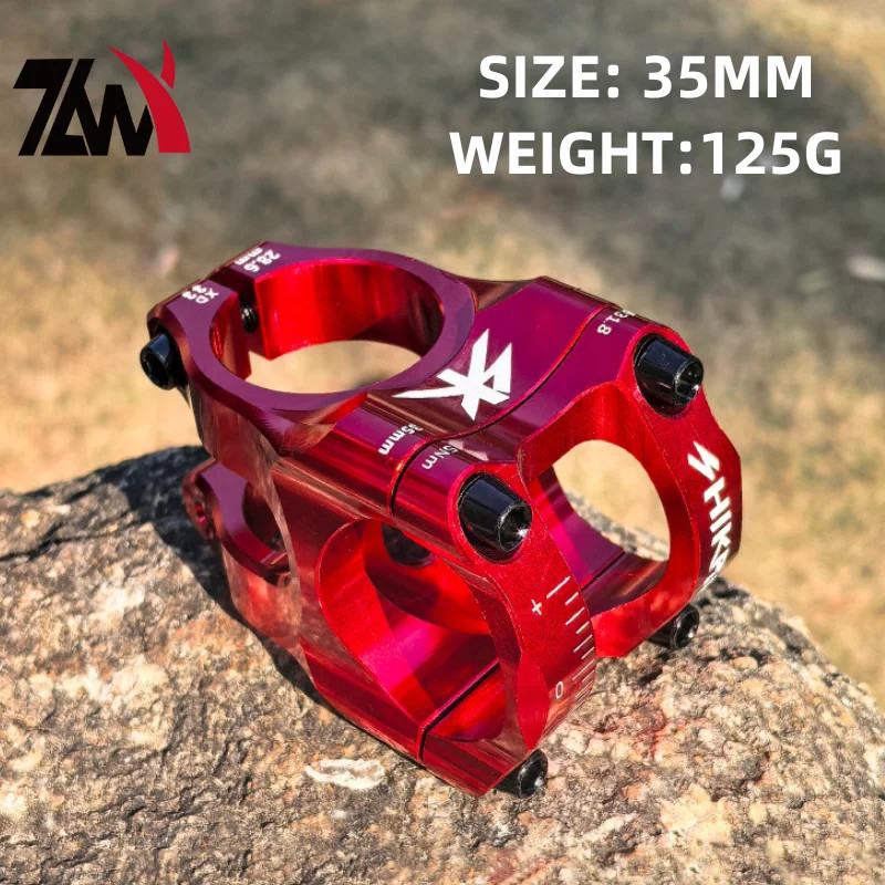 Adjustable MTB Bike Stem 35Mm Steerer 31.8Mm Clamp CNC Hollow Out Short Reach Bl
