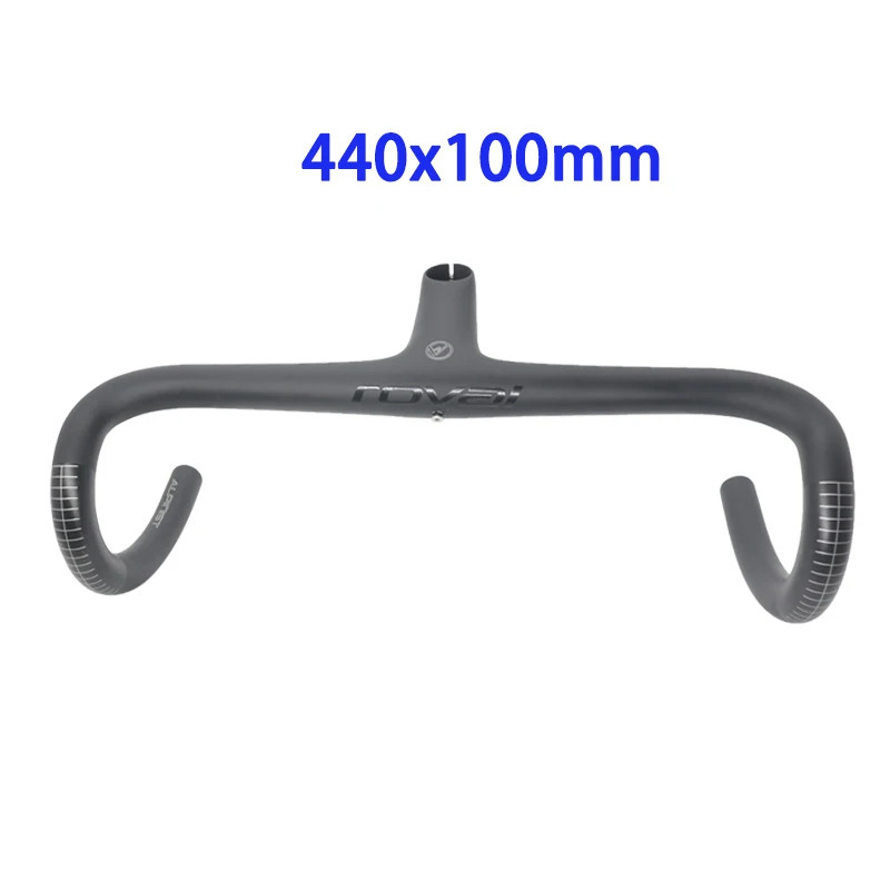 Carbon Road Bike Integrated Bent Bar, Bicycle Handle Bar Size: 380/400/420/440mm