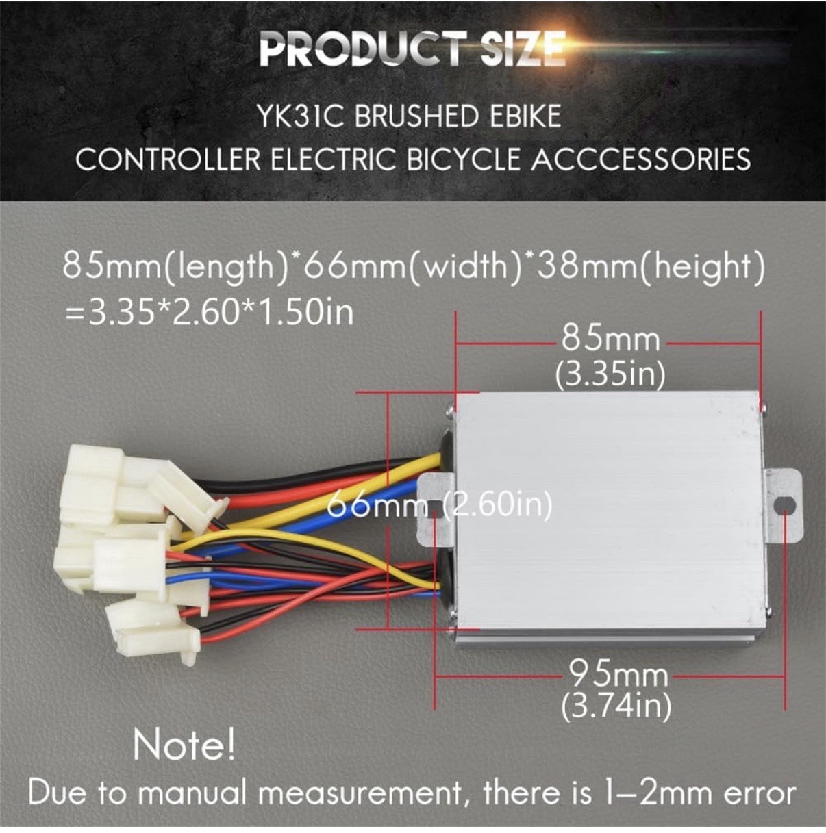 MY1020 36V 500W Electric Motor Kit Controller Chain Throttle Grip Brand New