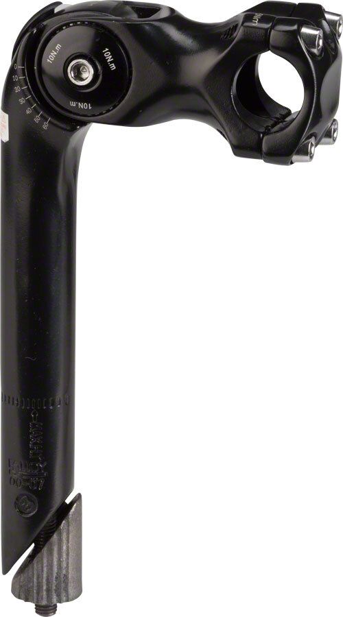 Kalloy Uno 822 Adjustable Stem, 25.4 x 100mm, Black
