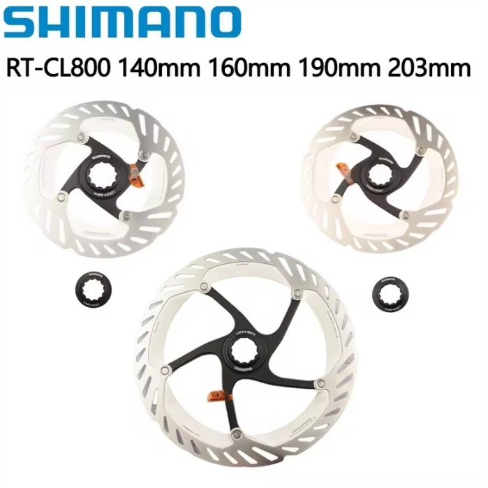Shimano Center Lock Disc Rotor RT CL800 140mm 160mm 180mm 203mm Hydraulic Disc