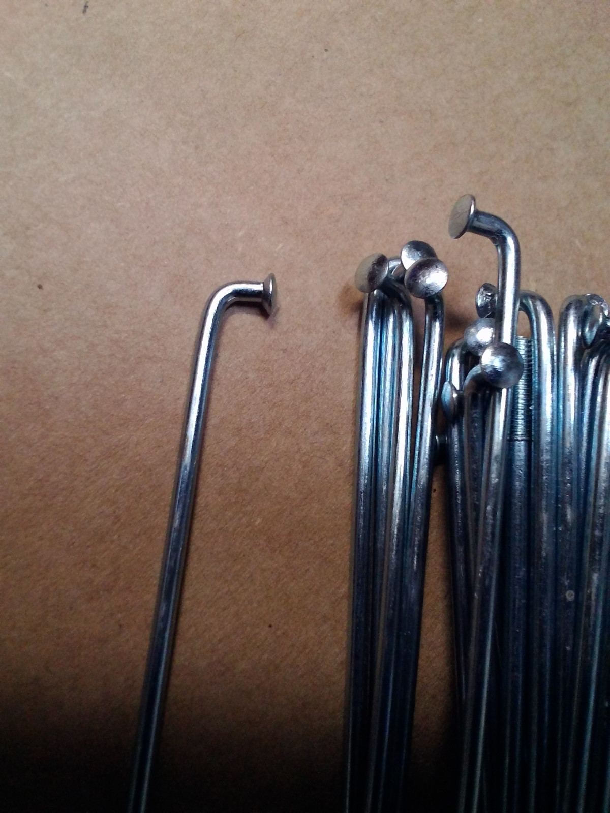Steel Bicycle Spokes 139mm 14 Gauge (2.0mm) lot of 70