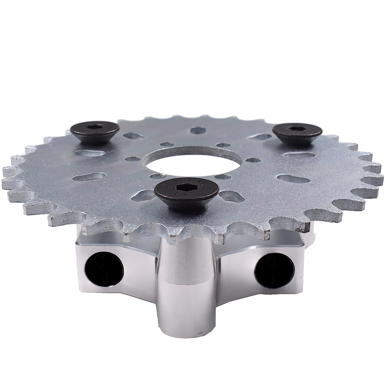 UAUS 32 T Sprocket with CNC Adapter Fit 1.5 inch hub 415 Chain 49cc 50cc 66cc 80