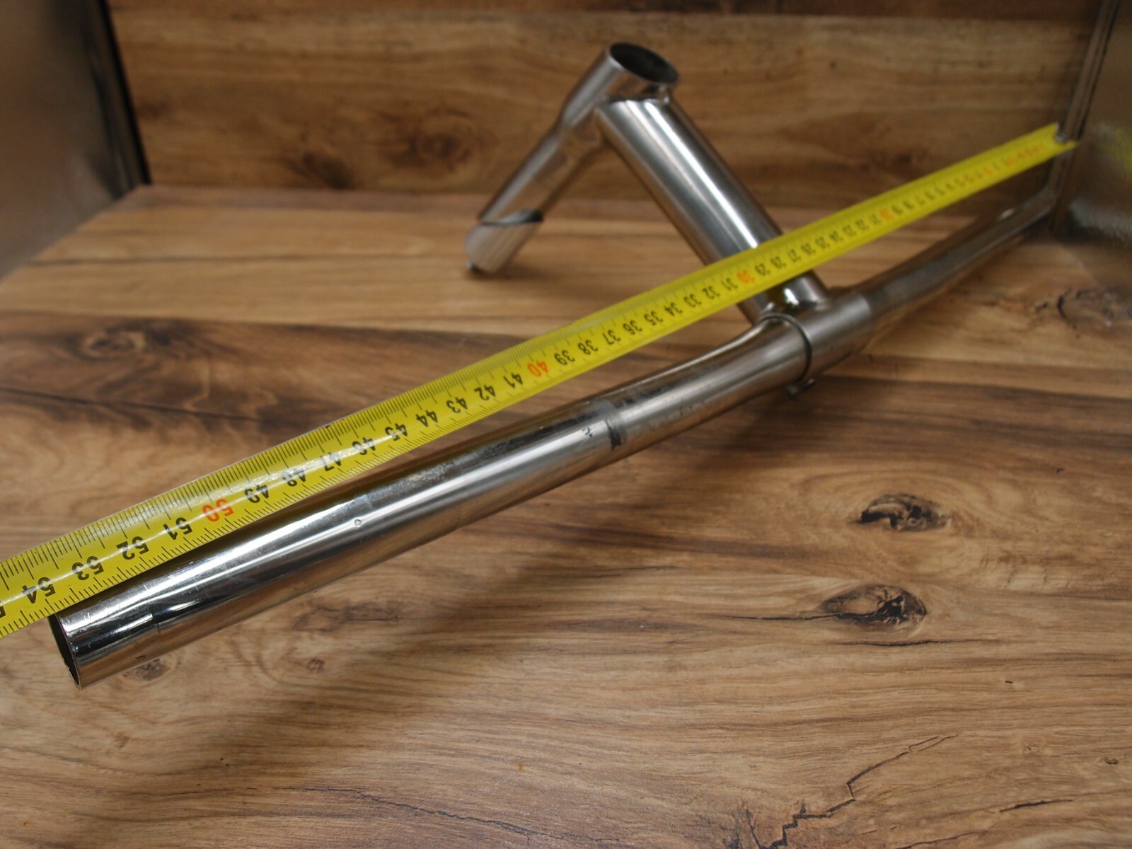 1990’s flat handlebar WH steel +steel CRMO quill stem 25.4 mm