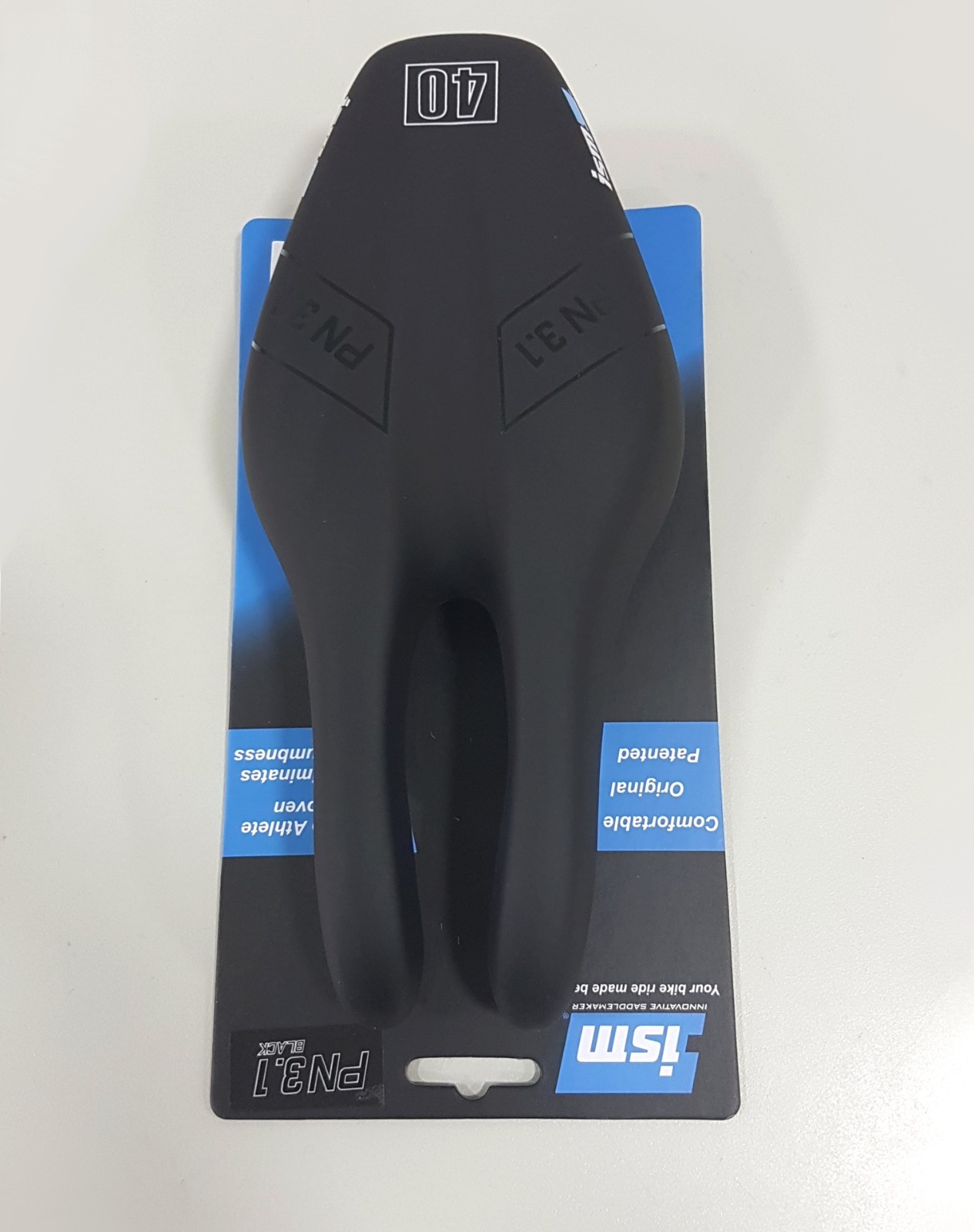 ISM PN 3.1 120x255mm Chromoly Rail 40-Series Foam Padding Bicycle Saddle (Black)