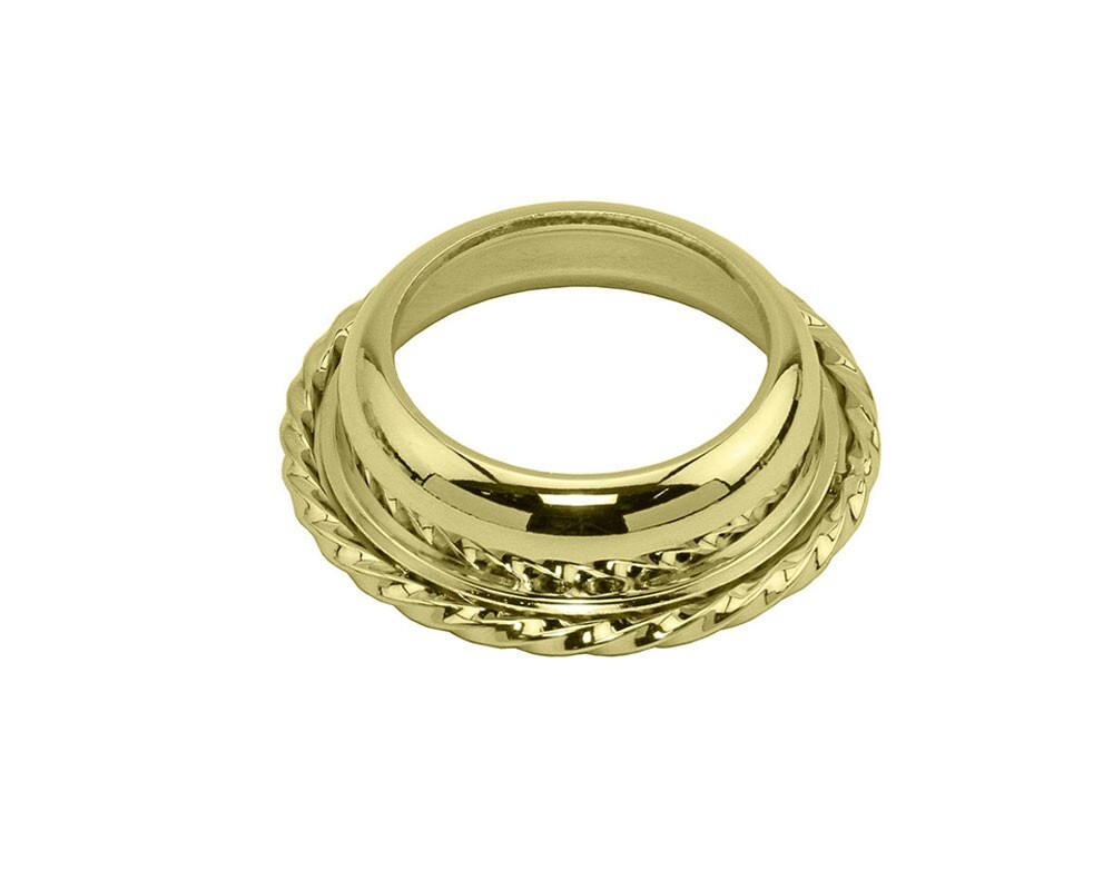 F&R LOWRIDER 51MM LONG SQUARE TWISTED GOLD BOTTOM BRACKET STEEL CUP.
