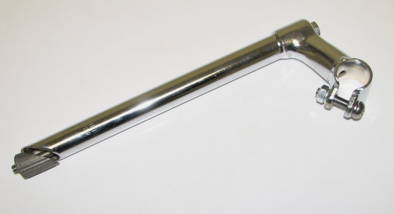 EXTRA LONG Bicycle TOURING STEM Steel 21.1MM Chrome 10″ LONG BMX Cruiser Bikes