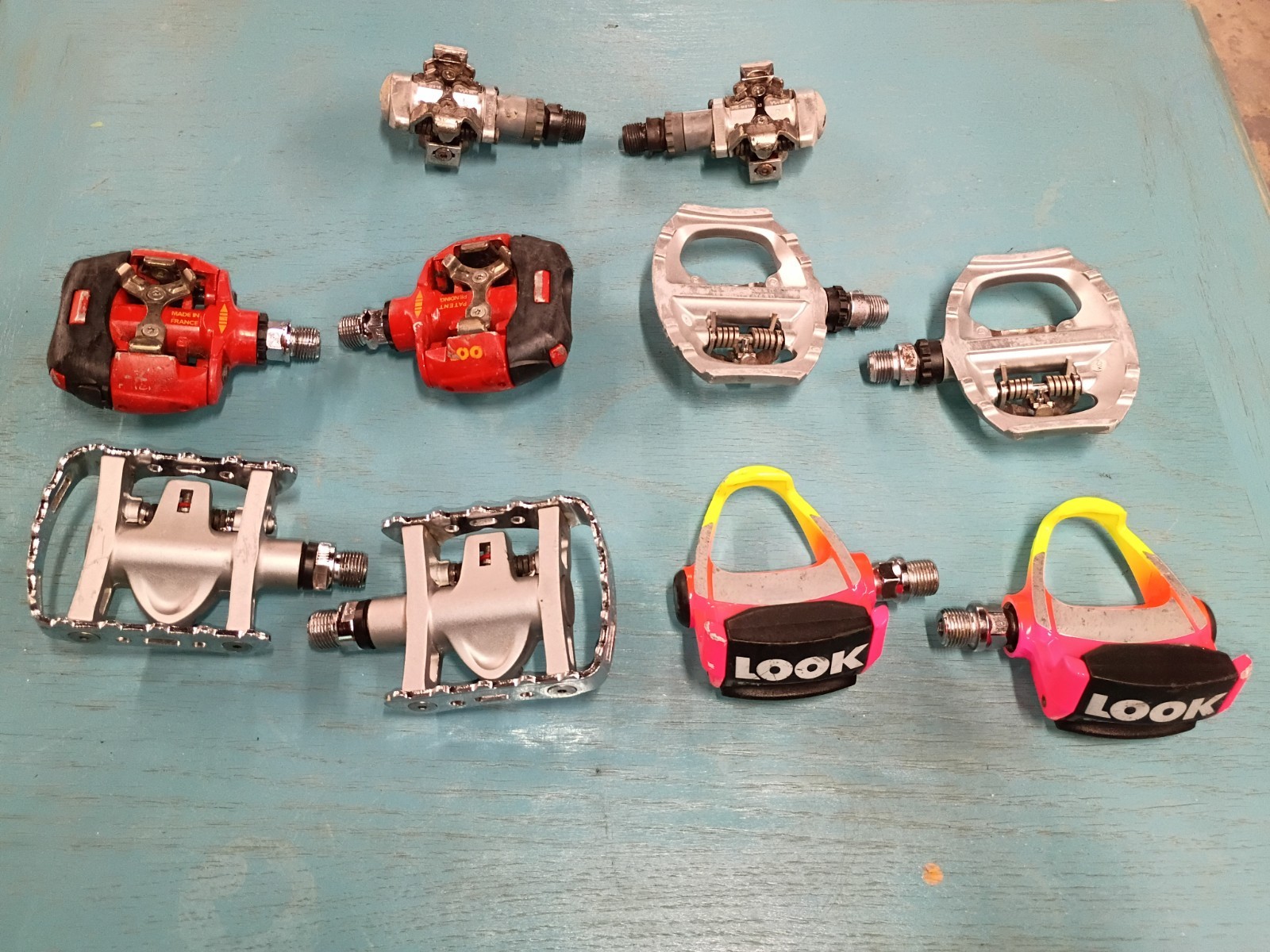 Vintage & Modern Clipless Pedals – Shimano SPD, Look S2 Moab, Look ARC Carbon