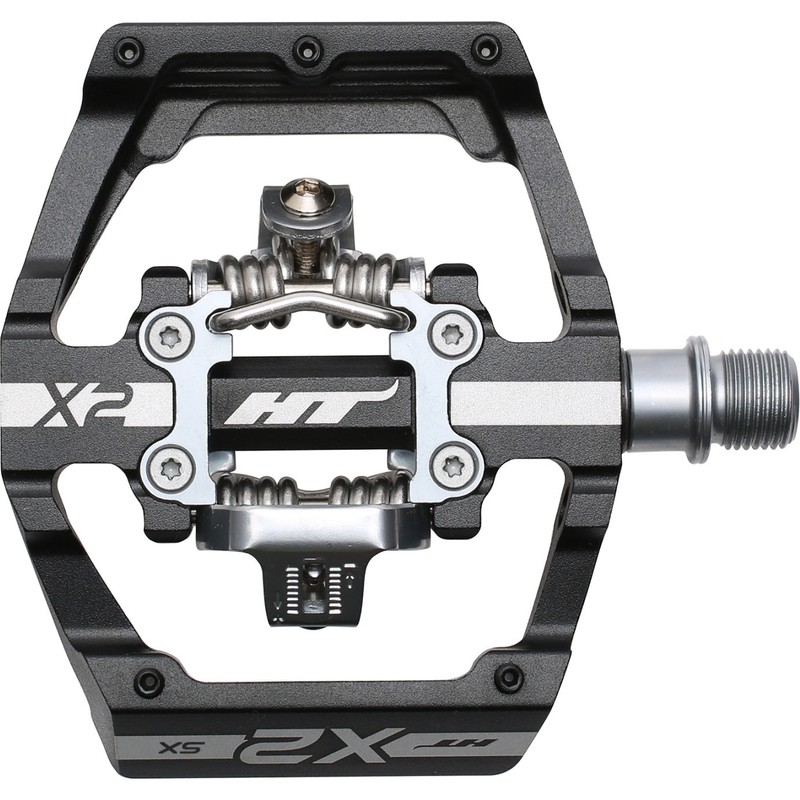Pair Of Pedals X2-SX Black/Grey HTX2SX.N HT-COMPONENTS BMX Pedals