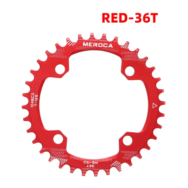 104BCD Mountain Bike Chainring 32T 34T 36T 38T Bicycle Crankset Tooth Chainwheel