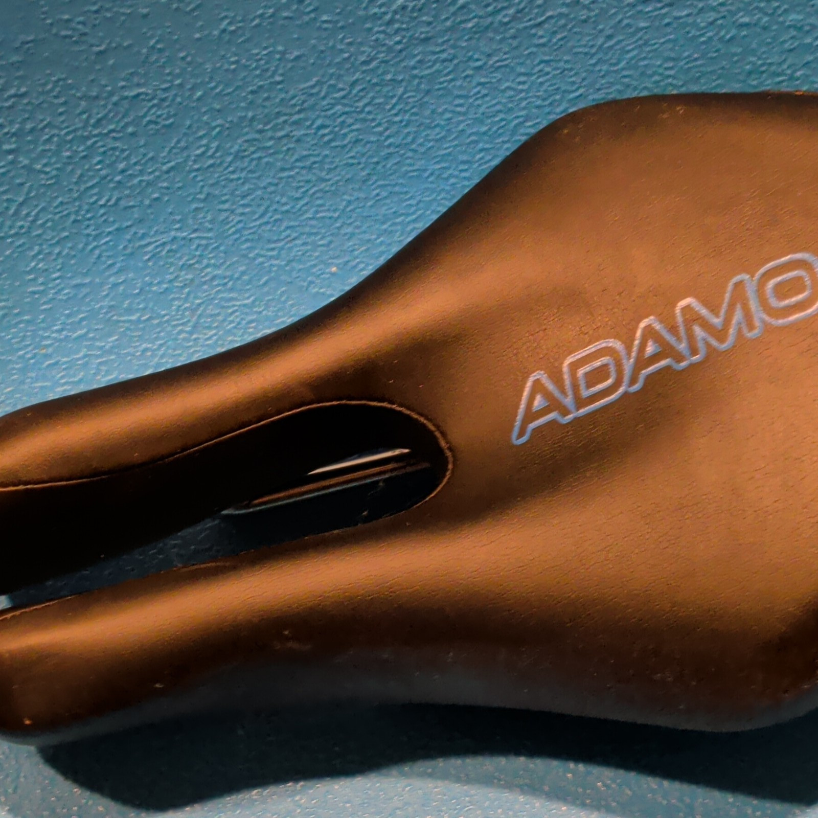 Adamo Split-Nose Bicycle Saddle/Seat, Black Synthetic, Universal Fit
