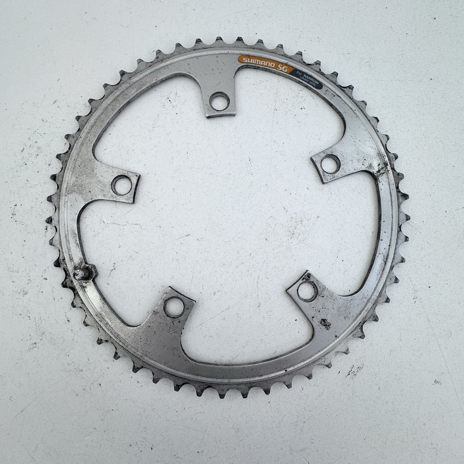 Vintage Shimano Chainring 52 Tooth 130 BCD SG Silver 52t Alloy 90s MTB Road A81
