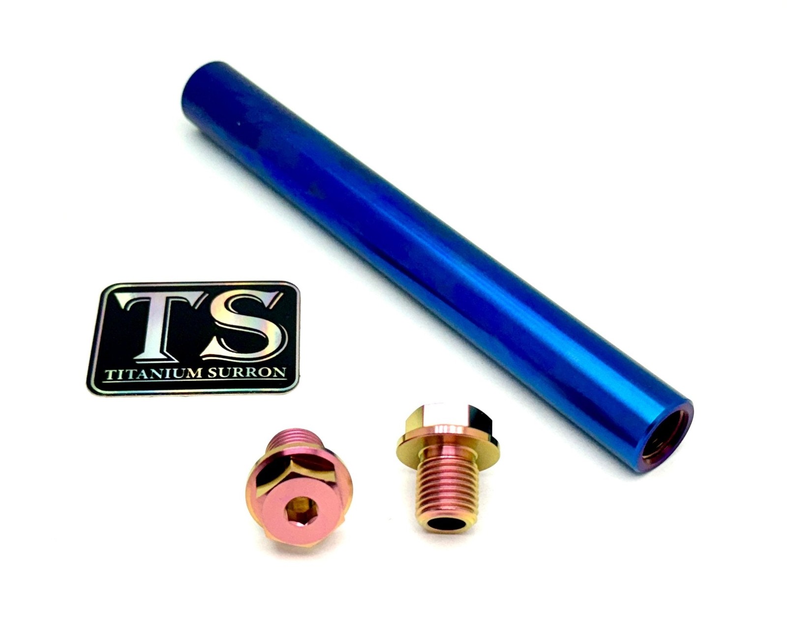 FastAce Fork Custom Titanium Axle and Two Axle Bolts (3 Pieces)