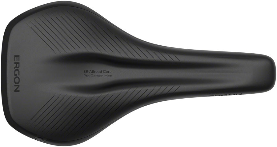 Ergon SR Allroad Core Pro Carbon Saddle SM/MD – Black Carbon Rails Synthetic
