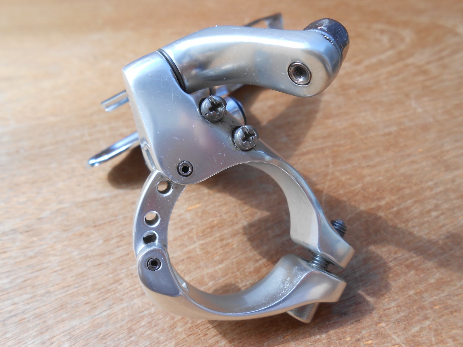 Vintage Campagnolo Record O.R. MTB Rear Derailleur Triple Bottom Pull 31.8 Clamp