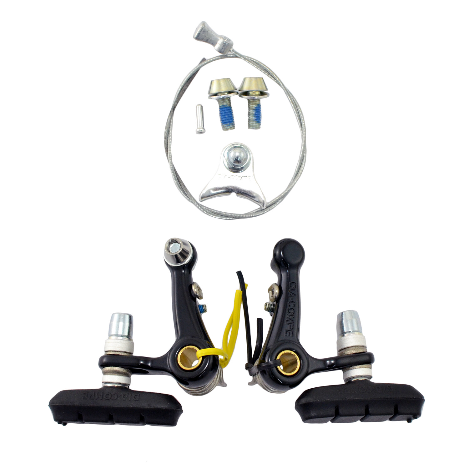DIA-COMPE DC980 Cyclocross Cantilever Brake Set (Front & Rear) , Black