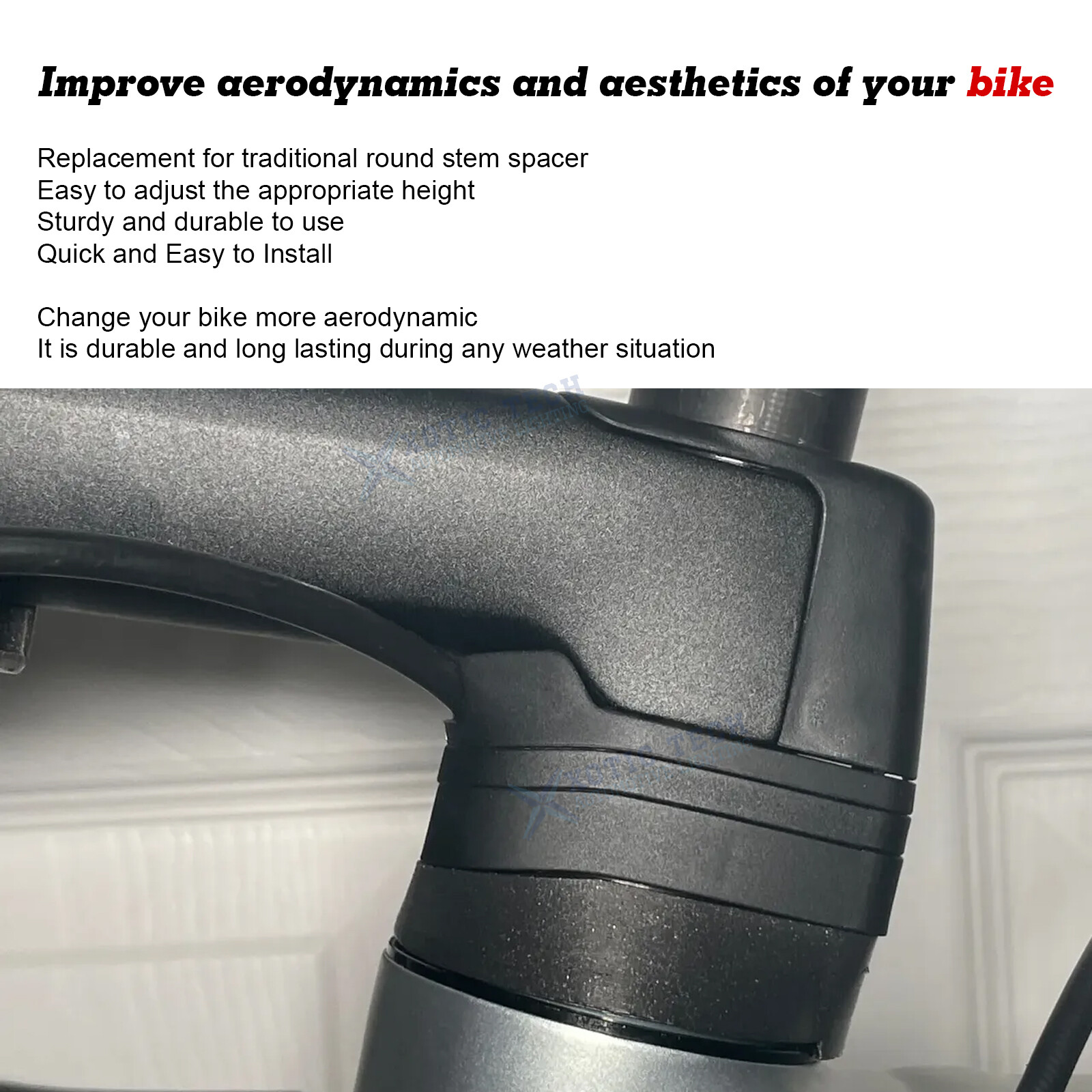 Headset Converter Stem Spacer Compatible w/ Specialized Allez Sprint Tarmac SL7