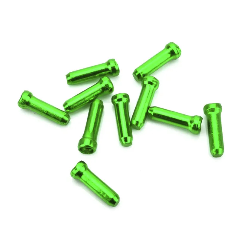 50pcs Bike Cable End Caps Crimps Brake Shift Wire Tips MTB Road Alloy Protectors