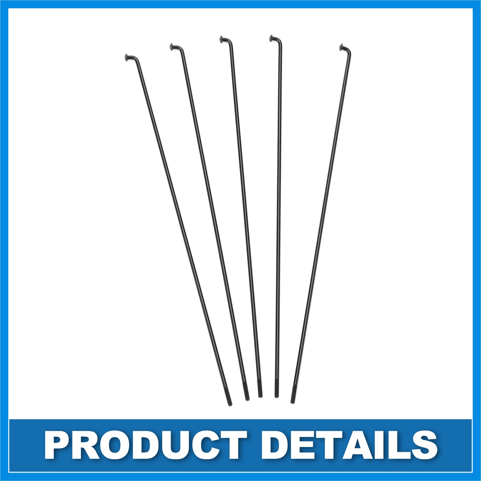 Bike Bicycle Spokes 14G 275MM Mountain Bike Spokes steel Black