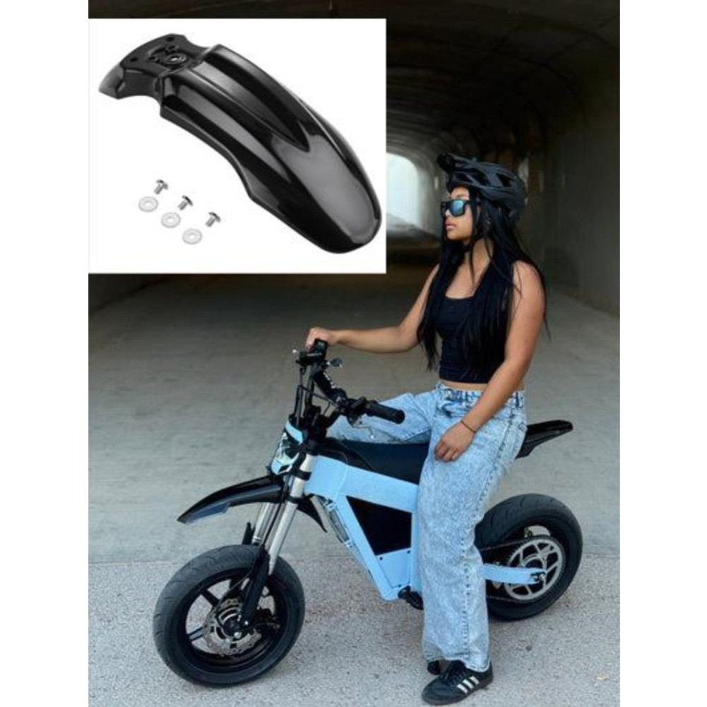 Black Motorcycle Front Mudguard for Tuttio For soleil 01 Electric Bike