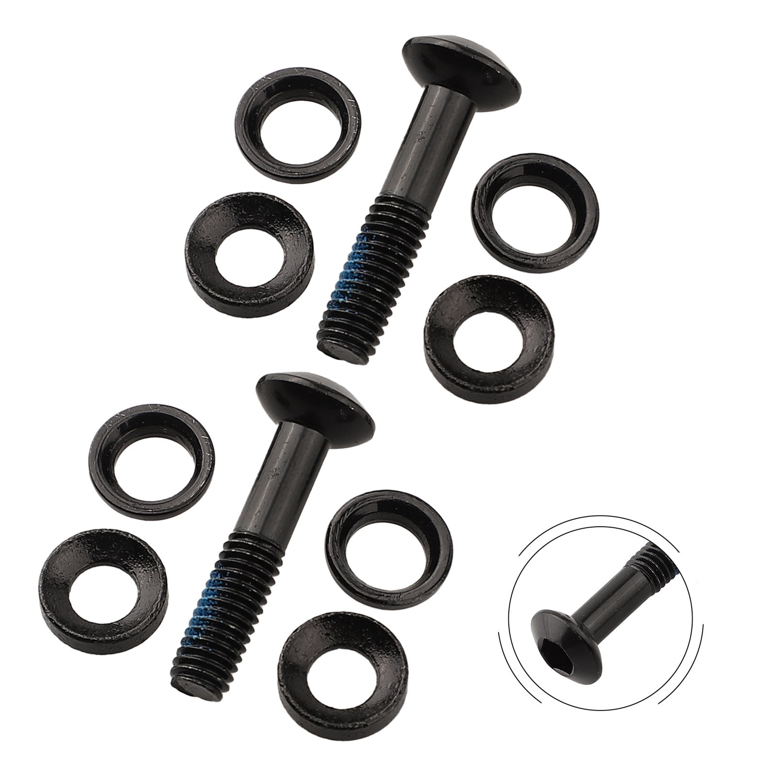 Sturdy High Carbon Steel Screw for Scooter and Bike Brake Replacements