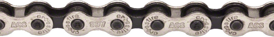 ACS Crossfire Chain Single Speed 1/2 x 1/8 106 Links Silver Bike Bicycle