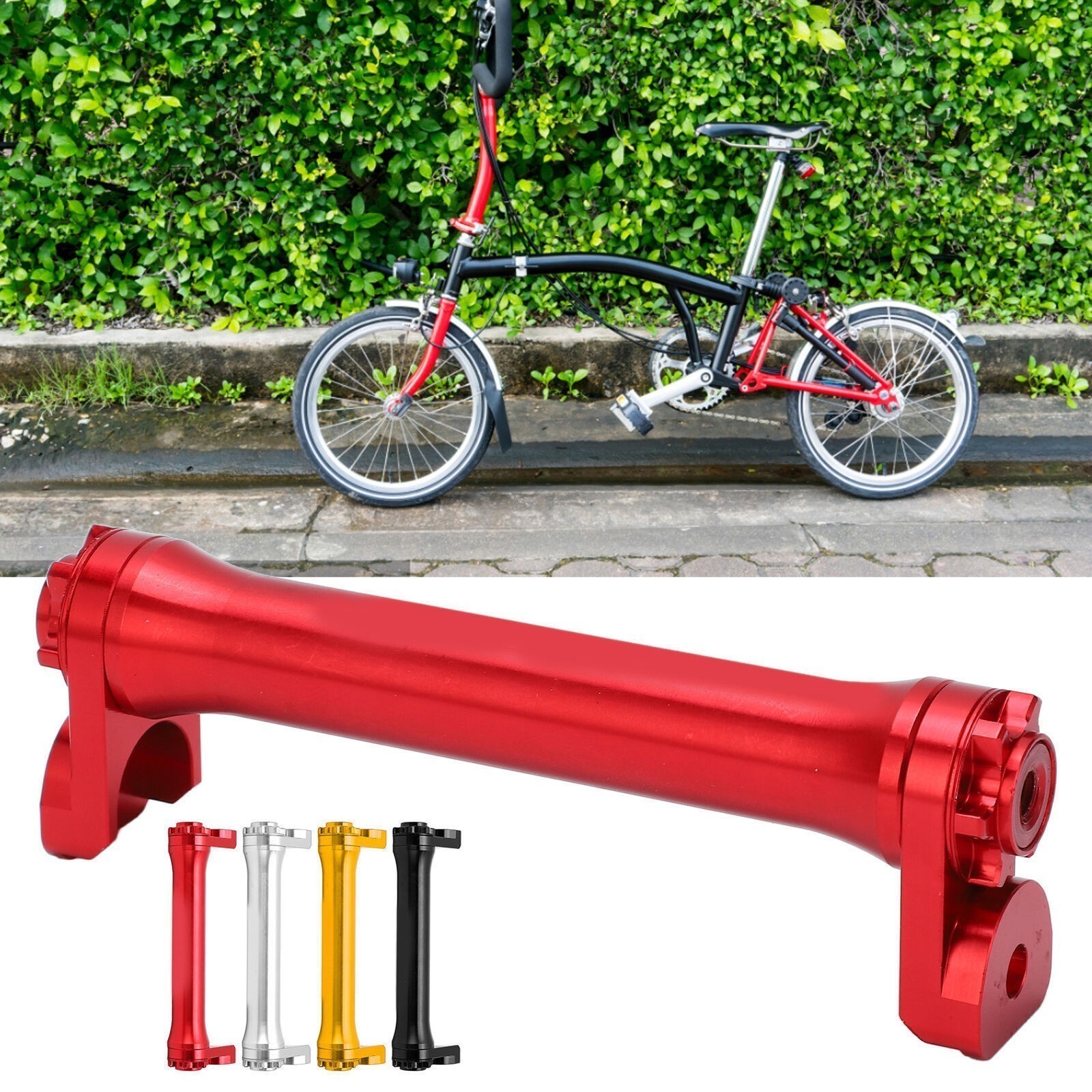 Aluminum Alloy Easy Wheel Extension Telescopic Bar for Brompton 3sixty Folding