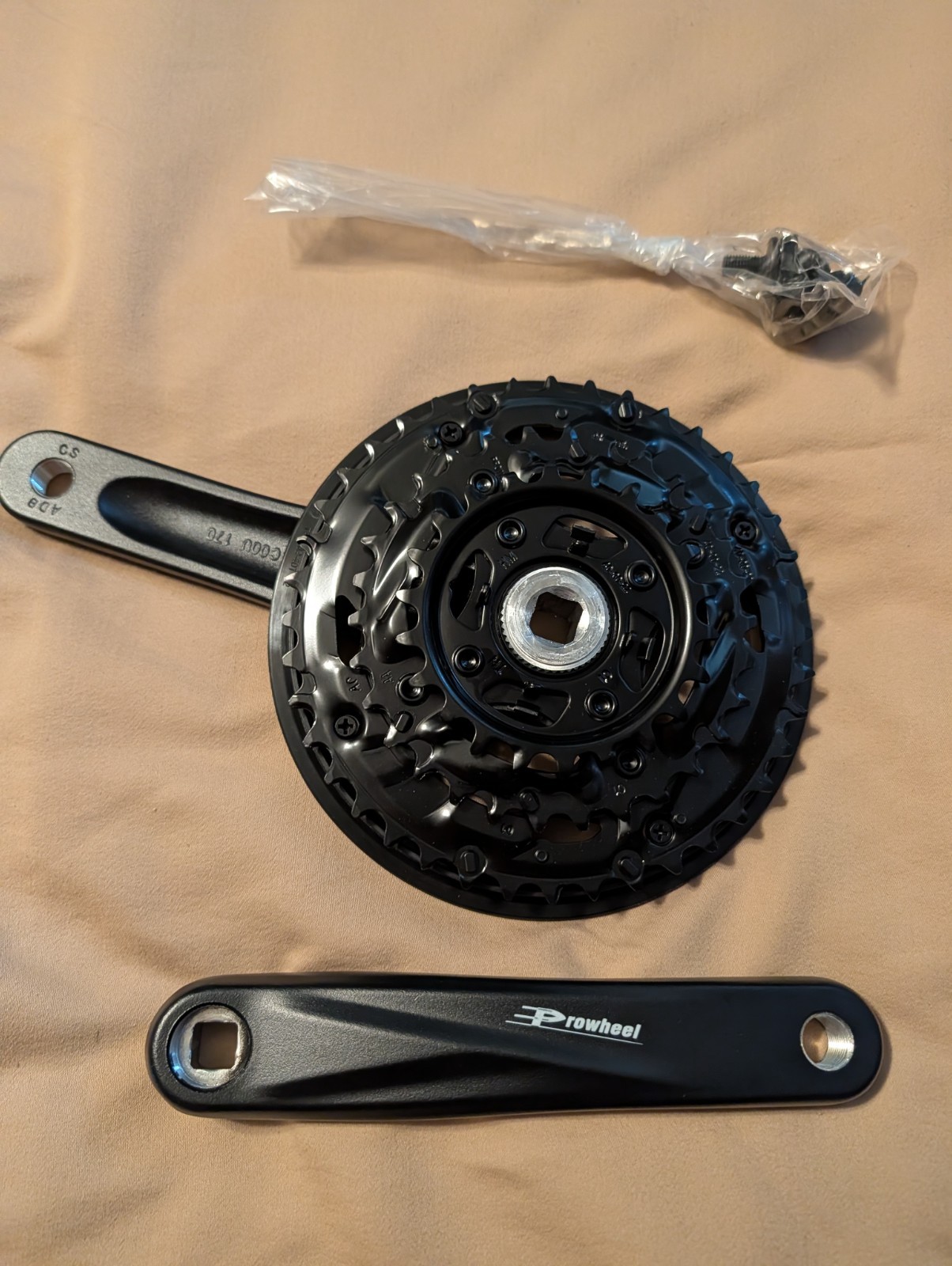 Prowheel 9/10 speed 170 mm MTB crankset 22-30-40T Square hole bike crank