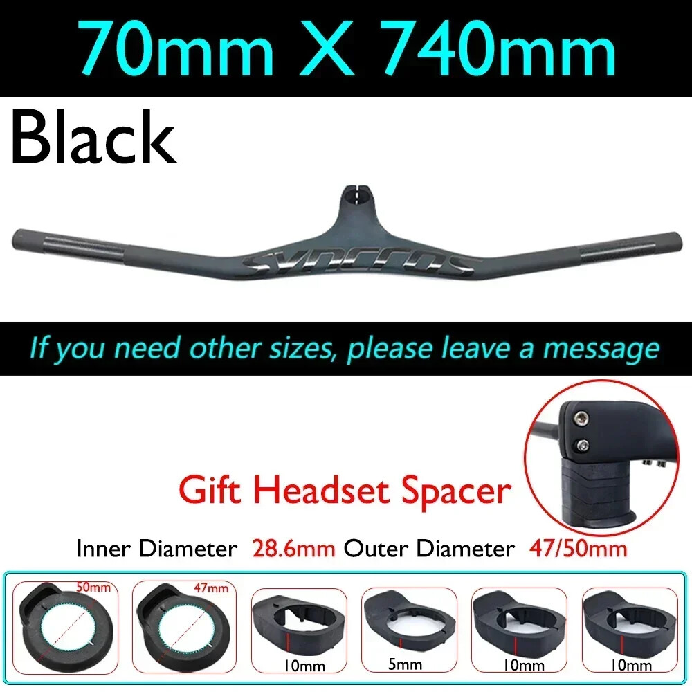 FRASER IC SL XC Carbon Fiber MTB Bicycle Integrated Handlebar -17° Degree 28.6mm