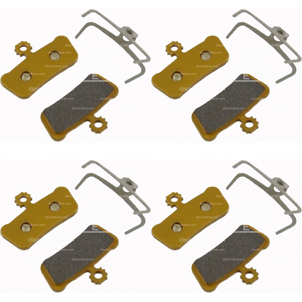 4 Pairs DiscoBrakes SRAM Avid G2, Guide, XO X9 X7 Trail Disc Brake Pads