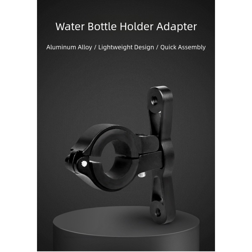 Stable and Secure Bicycle Handlebar Bottle Cage Adapter with Adjustable Size