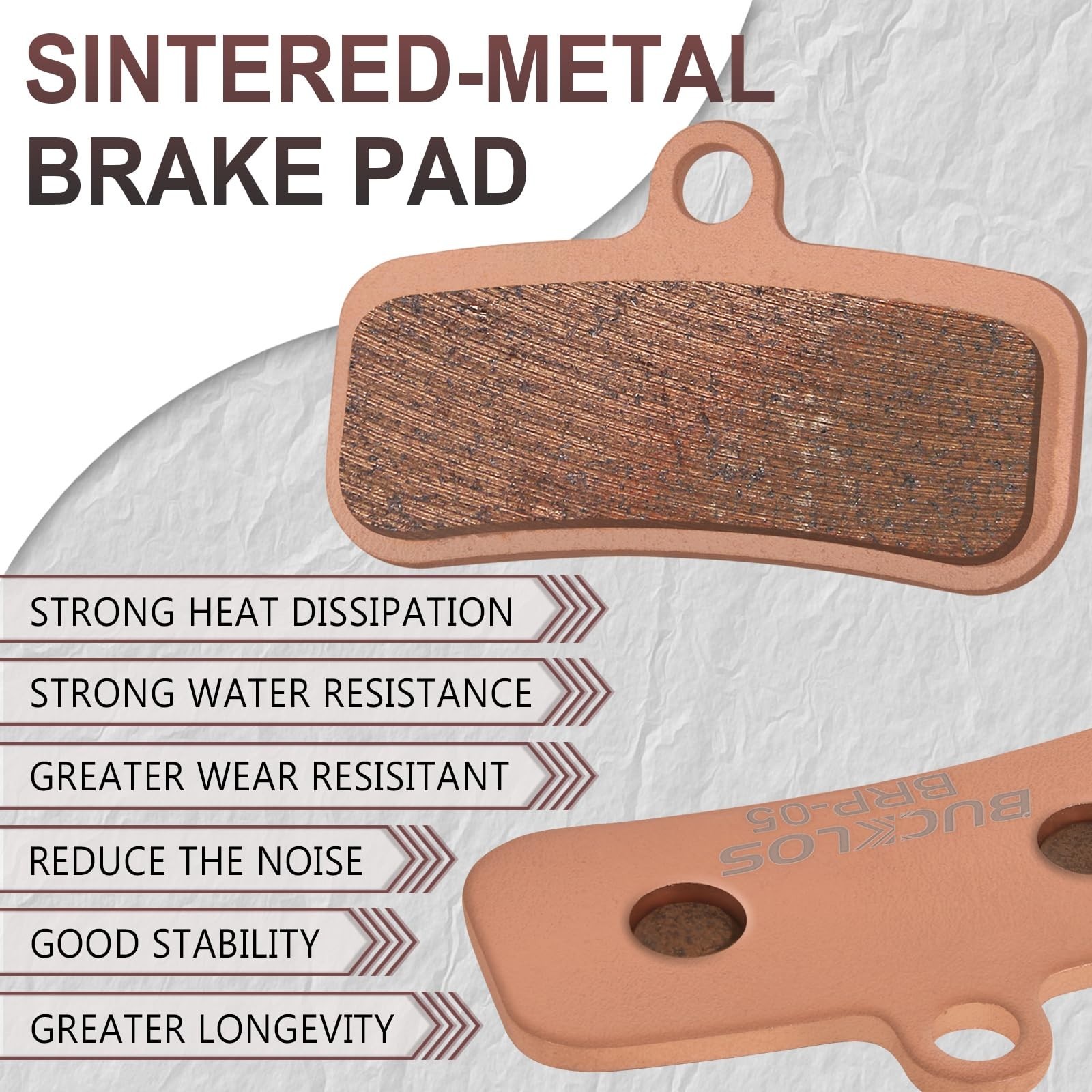 25PC Bike Disc Brake Pads – 4 Piston Shimano D02S D03S MTB Road Ebike Pads