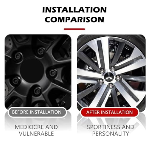 60mm Wheel Hub Center Cap with Logo Emblem ABS Material Compatible with