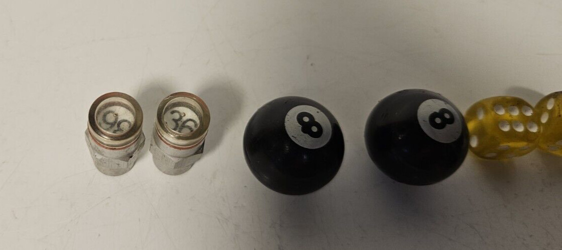 Bicycle Tube Valve Caps Plastic & Metal Miscellaneous