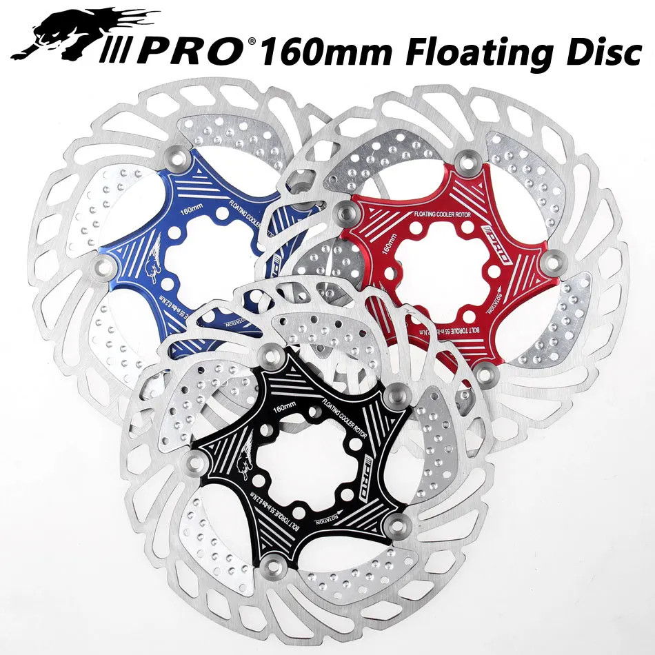 MountainBike MTB DH 6inch 160/180/203mm Cooling Disc Heatdissipation Brake Rotor